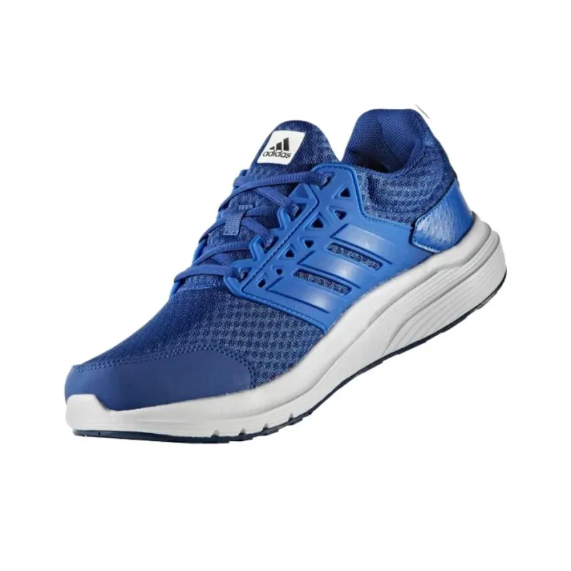 Adidas Galaxy 3 Anti-Slip Wear-Resistant Low-Top Running Shoes Unisex Blue-1