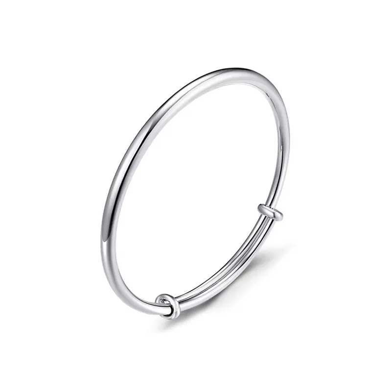 Gifts Minimalist Style Push Pull Adjustable Bangles Unisex-0