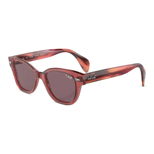 RayBan Acetate Oval Sunglasses Women's Pink