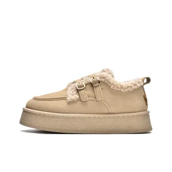 MISTERY Casual Shoes Women's Low Top Khaki/Antelope Brown