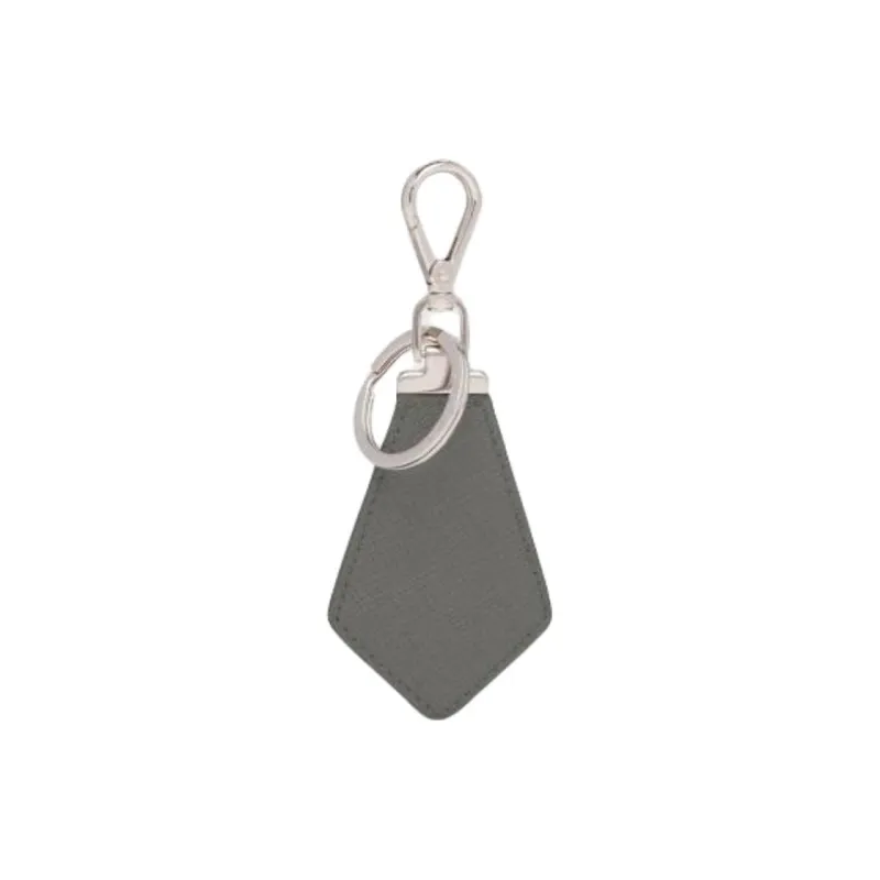PRADA Saffiano Leather Keychain-2