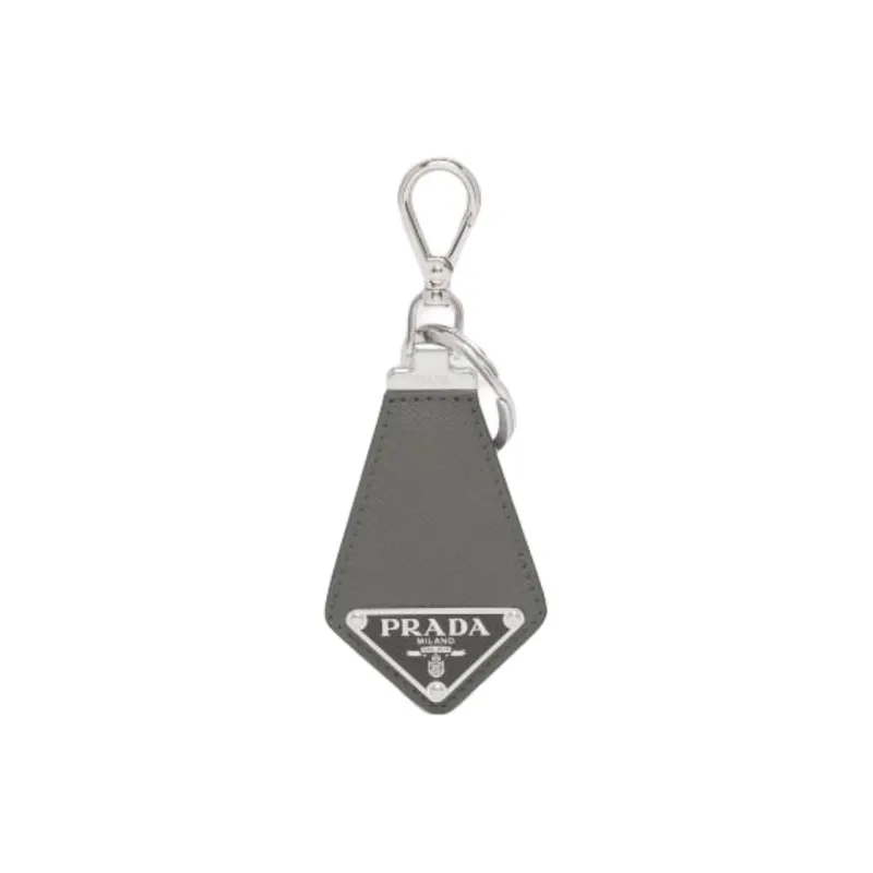 PRADA Saffiano Leather Keychain-0