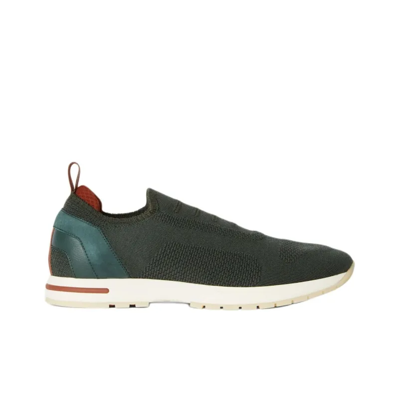 Loro Piana Low Top Casual Shoes Women's Green-1