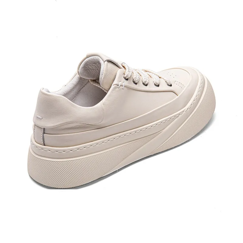 NAUTICA Skateboard Shoes Men Low Top Beige-4