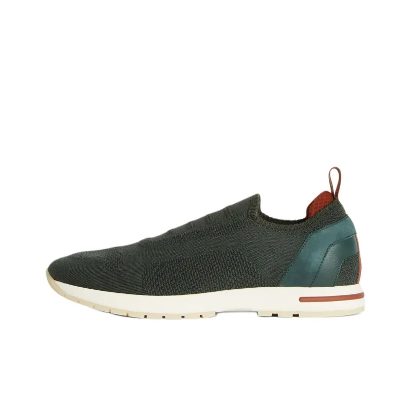 Loro Piana Low Top Casual Shoes Women's Green-0