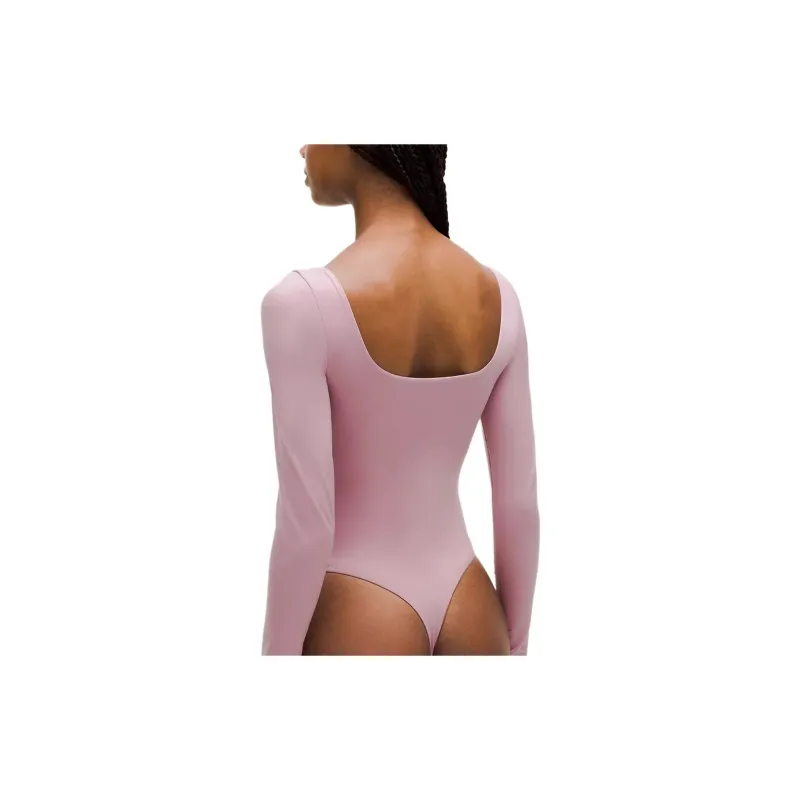 Lululemon Wundermost Ultra Soft Nulu Square Neck Long Sleeve Bodysuit Bodysuits Women's-12