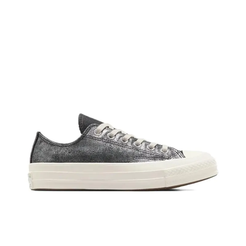 Chuck 70 Converse Low 'Suede Shimmer Vamp Pyre Black' Women's-1