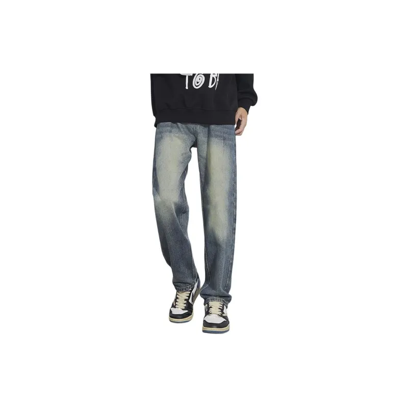 IJRJ Jeans Unisex Vintage Blue-6