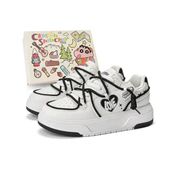 Crayon Shinchan Low Top Skateboard Shoes Unisex