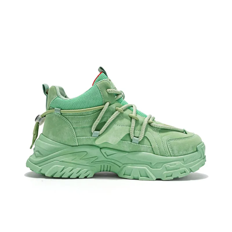 M.M Party Cushioning Wear Resistant Mid Top Chunky Sneakers Men's-5