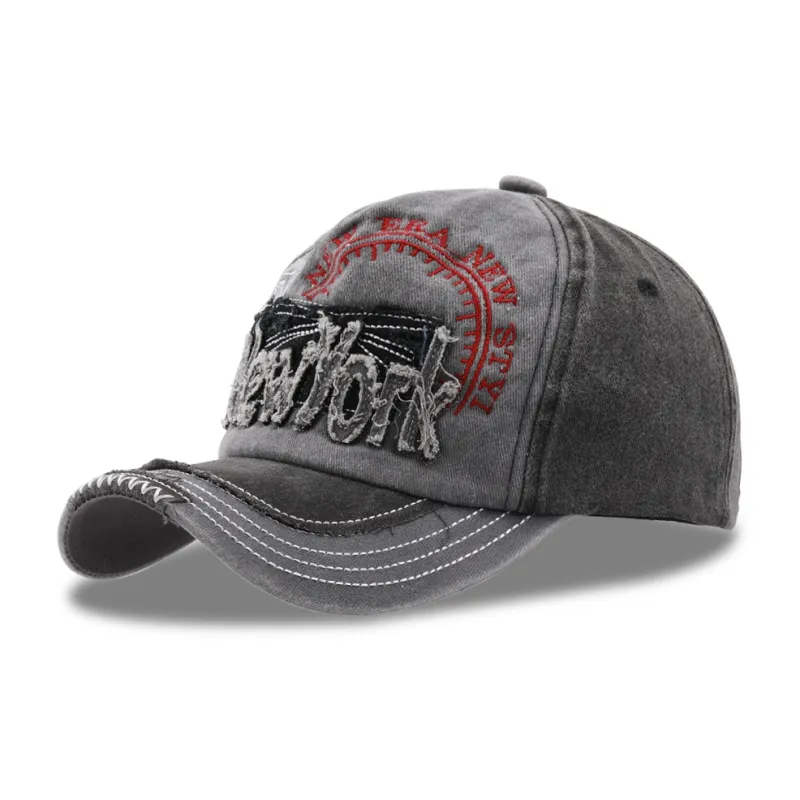 ZANC Cotton Baseball Caps Unisex Multiple Colors-1