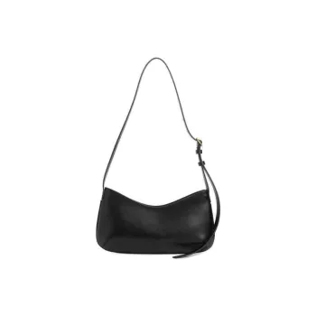 ARKET Cow Leather Handbag Shoulder Bag Small Size Women's Black/Beige/Red