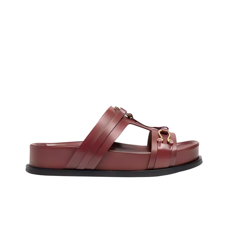 SARTORE Slide Slippers Women's Red-1