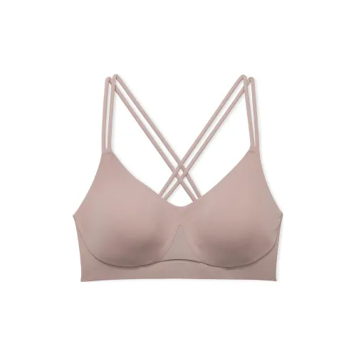 Victoria's Secret VSX VSX Elevate Strappy-Comfort Sports Bra /Bare Taupe Bra Women's Taupe