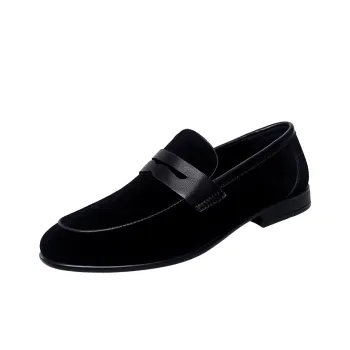 KUPE Loafers Men Black/Brown