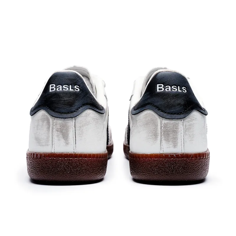 BASLS German Army Trainers Breathable Low Top Skateboard Shoes Unisex-22