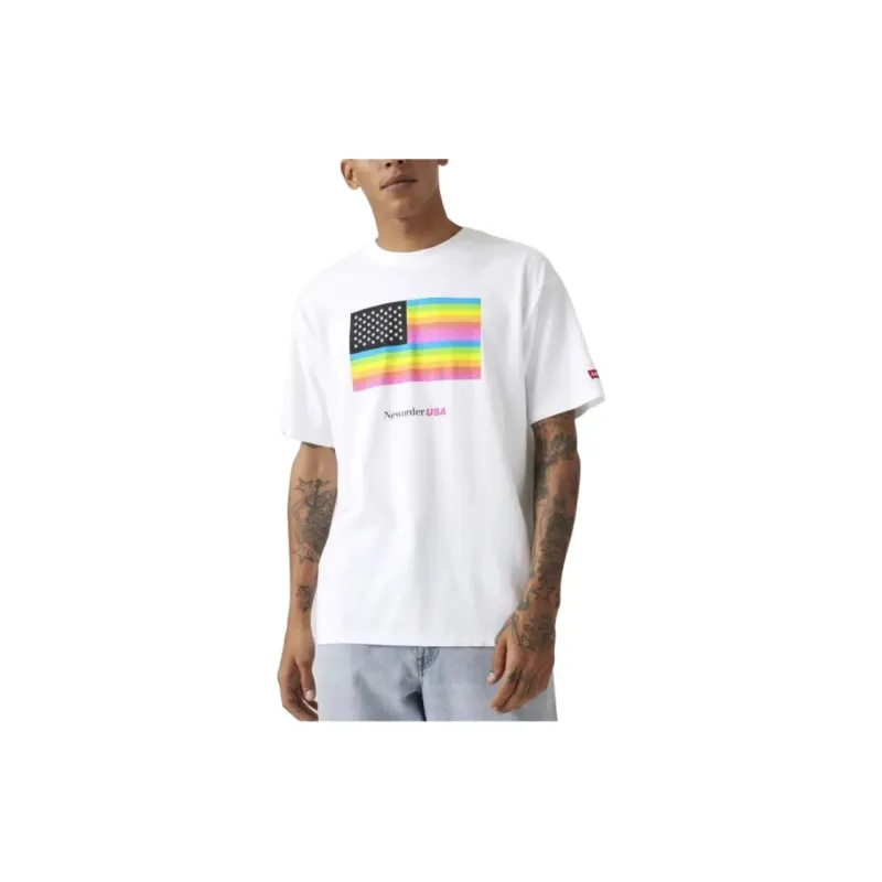 Levis New Order Collaboration T Shirts Unisex White-1