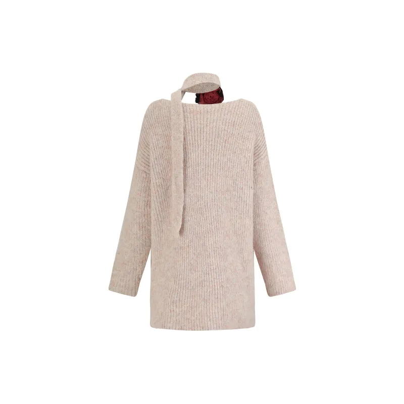 UPNANAWANG Sweater Women's Pink-1