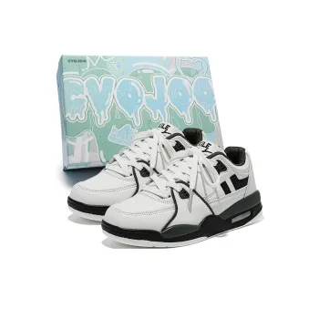 CVOJOO Gift Box Set Puffy Shoes Height Increasing Low Top Skateboard Shoes Unisex White Army Green