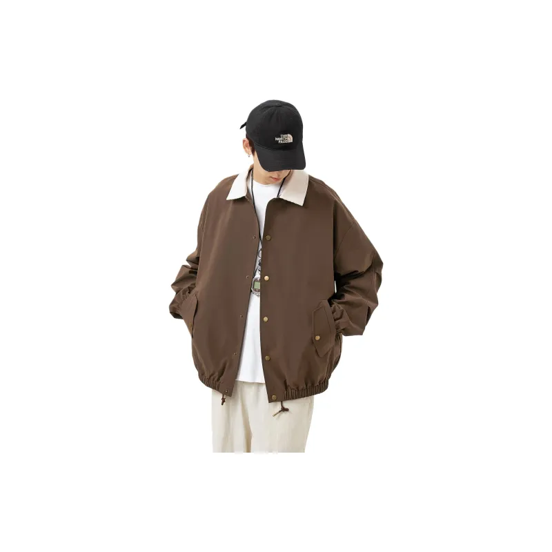 TONYKRZ Jackets Coats Unisex Coffee-3