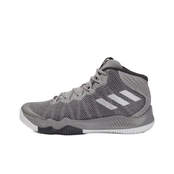 Adidas Crazy Hustle Anti-Slip Wear-Resistant High-Top Basketball Shoes Men's Gray