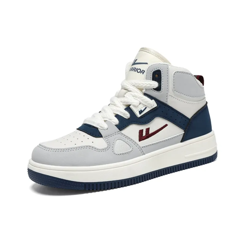 Warrior Height Increasing, Abrasion Resistant, Lightweight, And Breathable High Top Skateboard Shoes Unisex-9