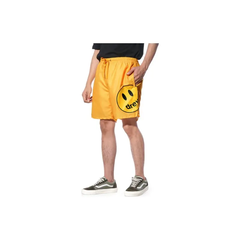 Drew House Smiley Collection Casual Shorts Unisex Gold-2