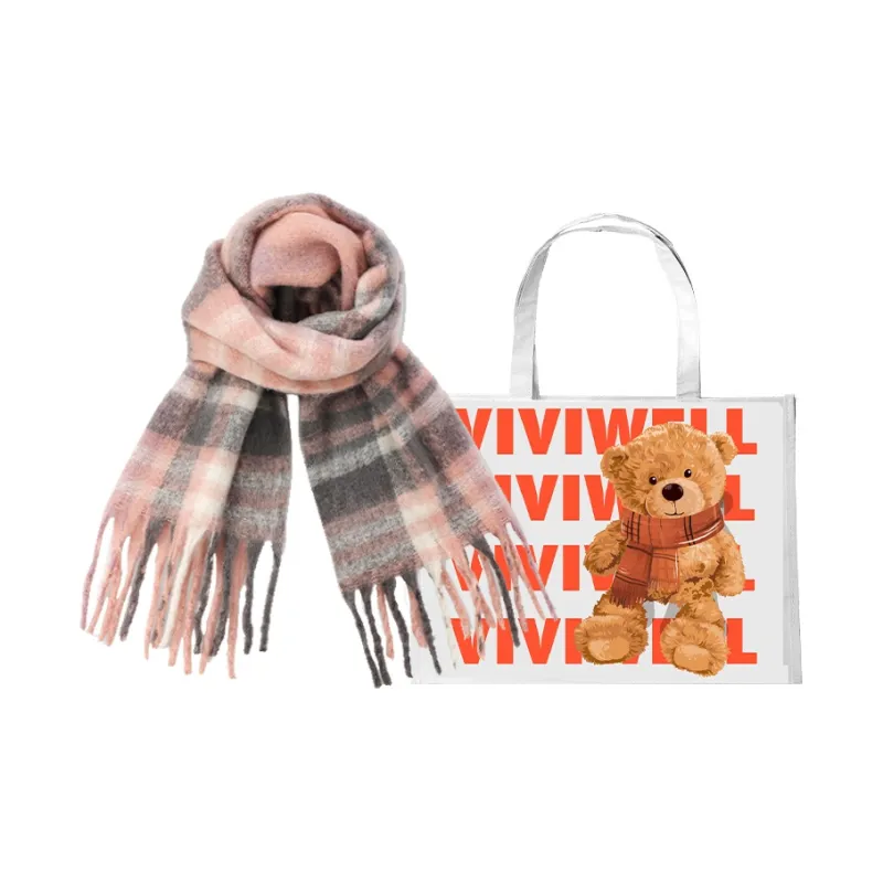 VIVIWELL Knit Scarves Unisex-9
