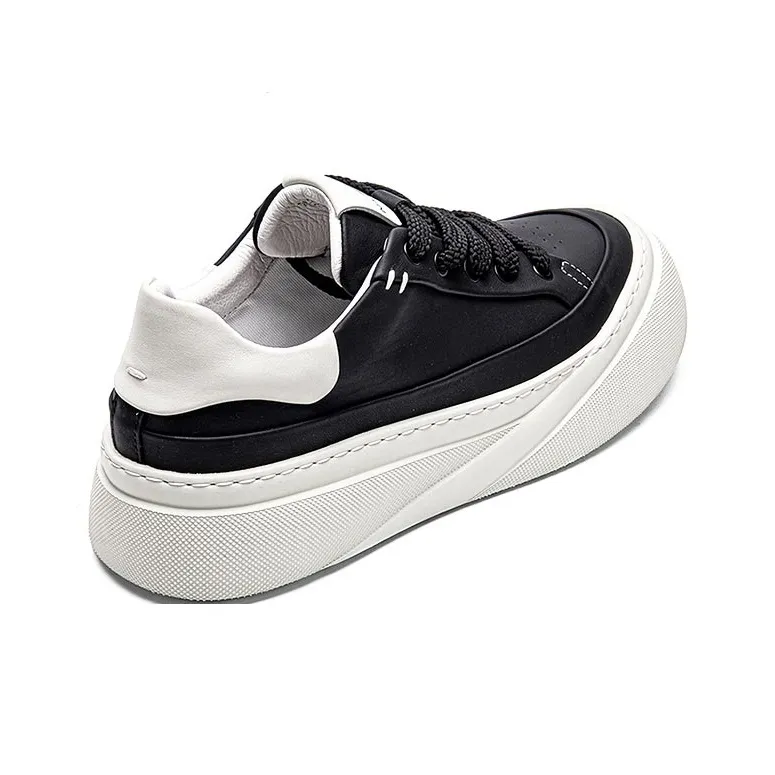 NAUTICA Ripple Classic American Vintage Anti Slip And Wear Resistant Balance Low Top Skateboard Shoes Men's Black-1