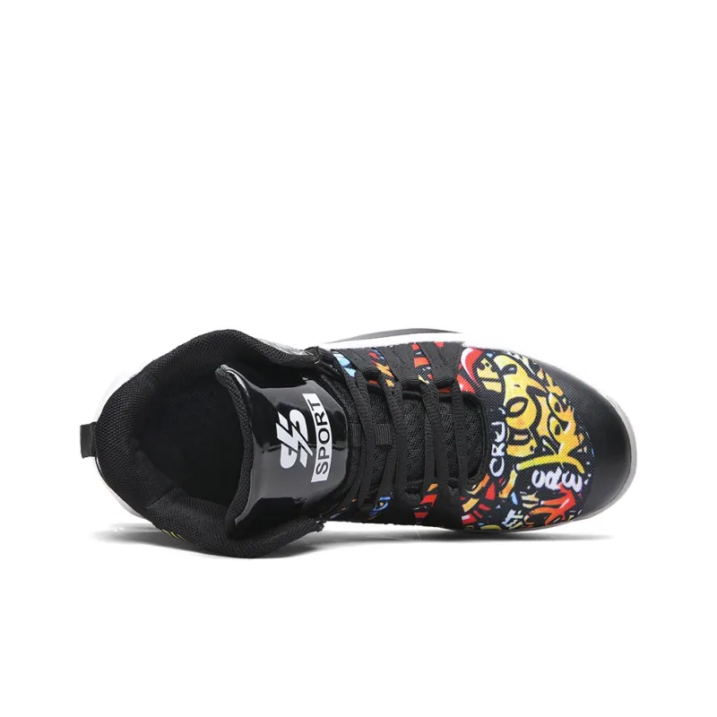 MUSHILANDI Cushioning, Breathable, And Resilient Design Mid Top Basketball Shoes Unisex-3