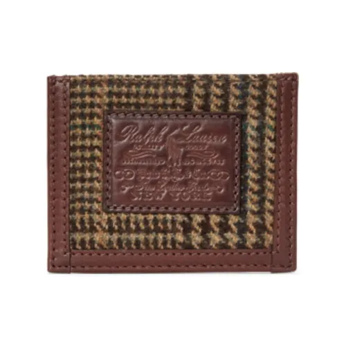 Polo Ralph Lauren Tweed Card Holder Men's Brown