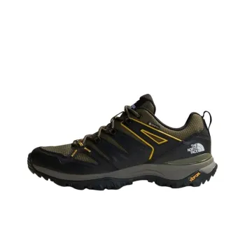 THE NORTH FACE Waterproof And Breathable Low Top Trekking Shoes Men's Army Green