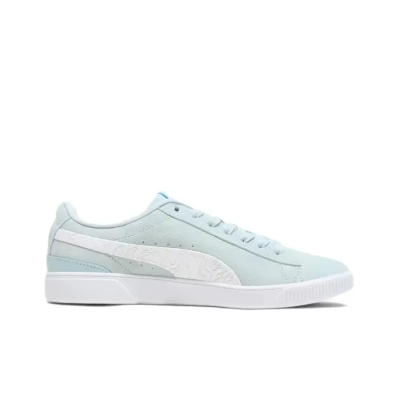 PUMA Vikky V3 Anti Slip Wear Resistant Low Top Skateboard Shoes Women's Light Green-1