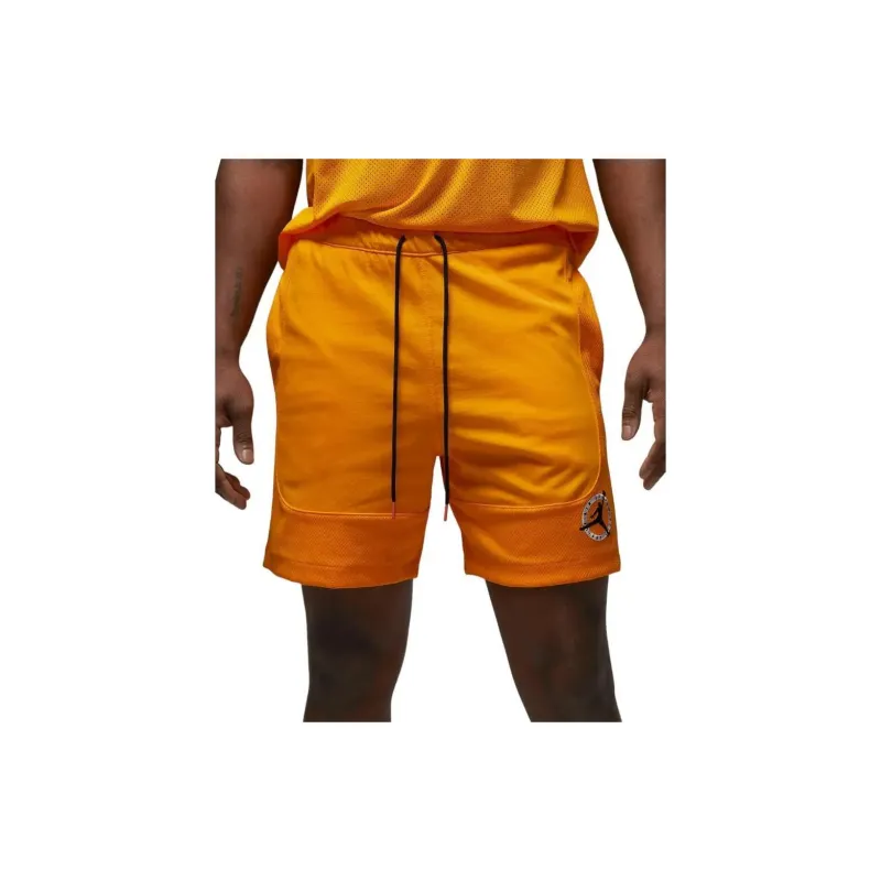 Jordan Flight MVP Mesh Casual Shorts Men Orange-2