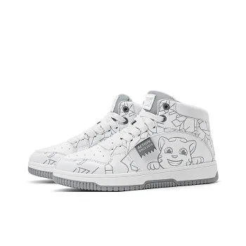 TALKING TOM Coverage Warm Slip Resistant Cushioning Wear Resistant Mid Top Skateboard Shoes Unisex