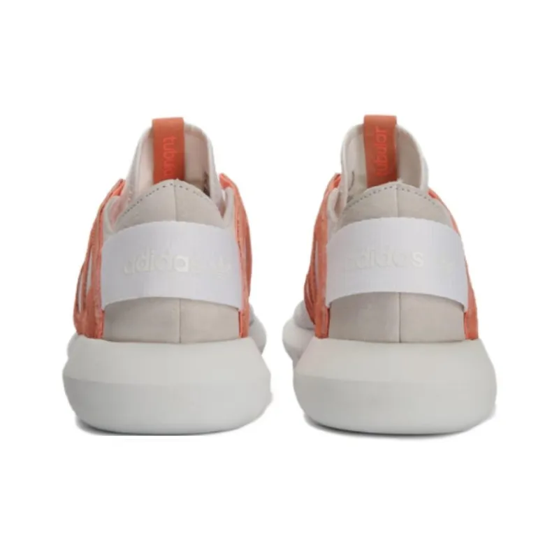 Adidas Originals Tubular Anti Slip Wear Resistant Low Top Casual Shoes Women's White-3