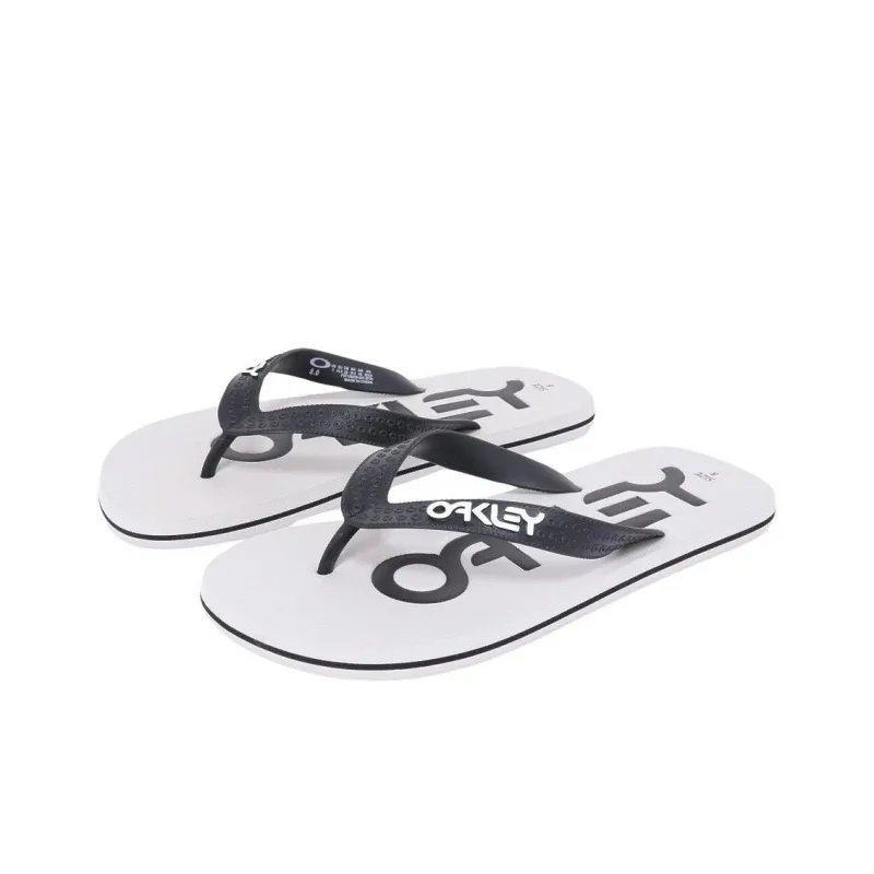 Oakley Abrasion Resistant Slip Resistant Flip Flops Men's Gray-2