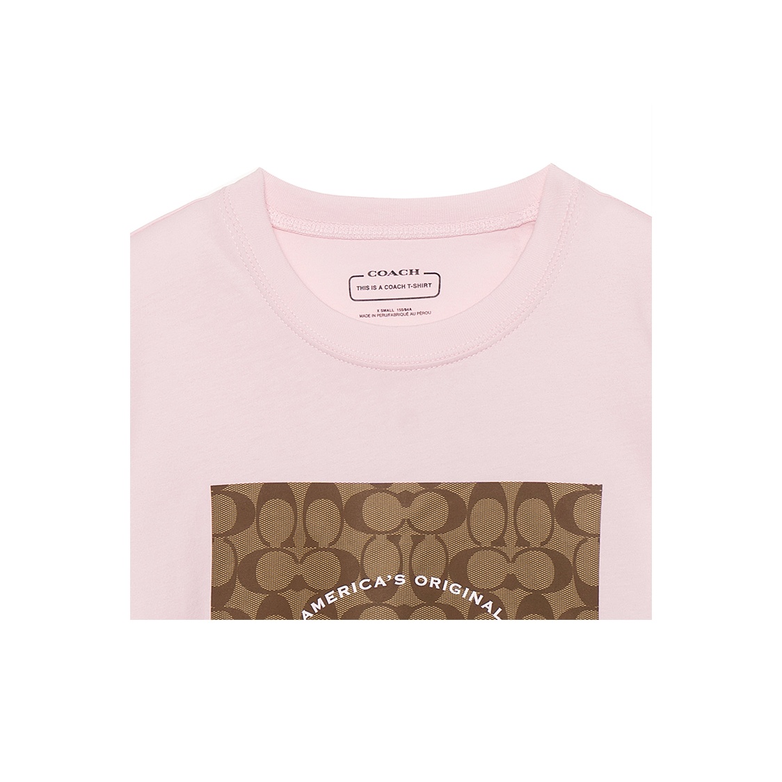 COACH Regular T Shirt Women's Pink - POIZON