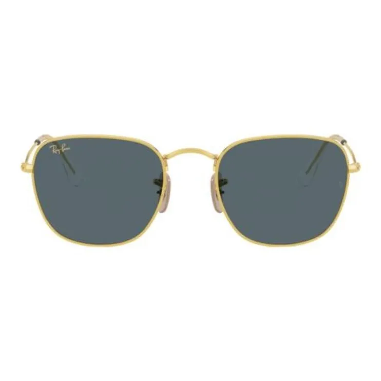 RayBan Metal Square Sunglasses Men's Gold-0