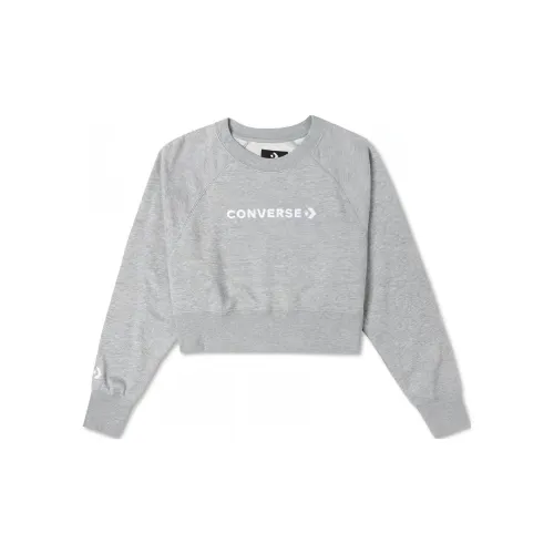 Converse Sweatshirts Women's Light Gray