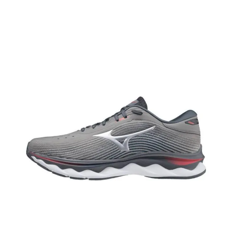 Mizuno Wave Sky 5 Anti-Slip Wear-Resistant Low-Top Running Shoes Men's Gray-0