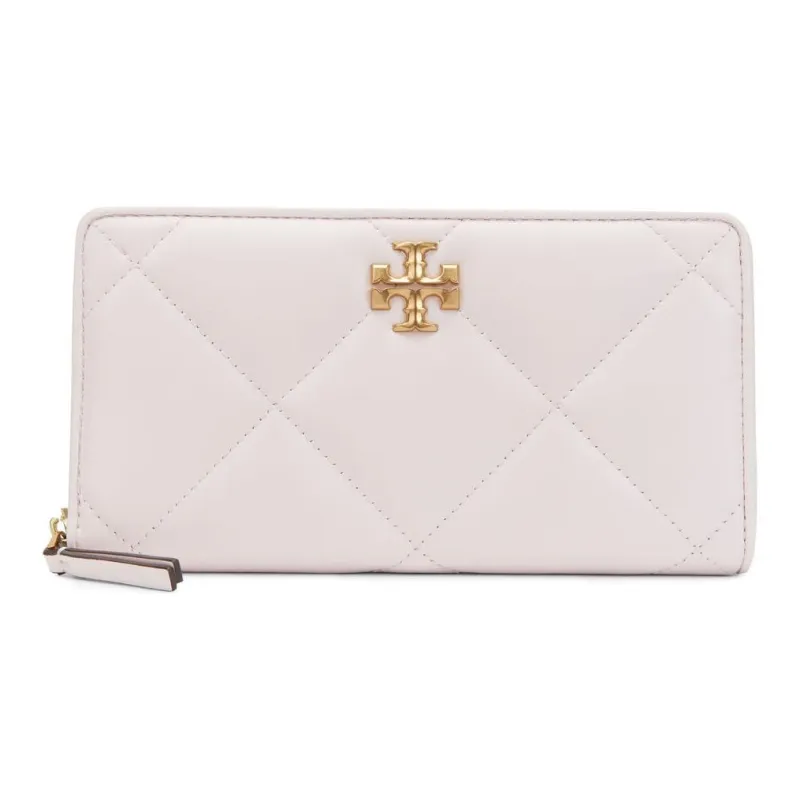 TORY BURCH Kira Nappa Leather Wallet Women's Rose Salt-0