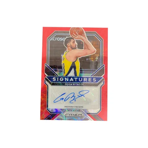 PANINI Goga Bitadze 2020 21 PRIZM Pacers Goga Red Refractor Signature Player Card Product Access Sports Cards 1 Pc