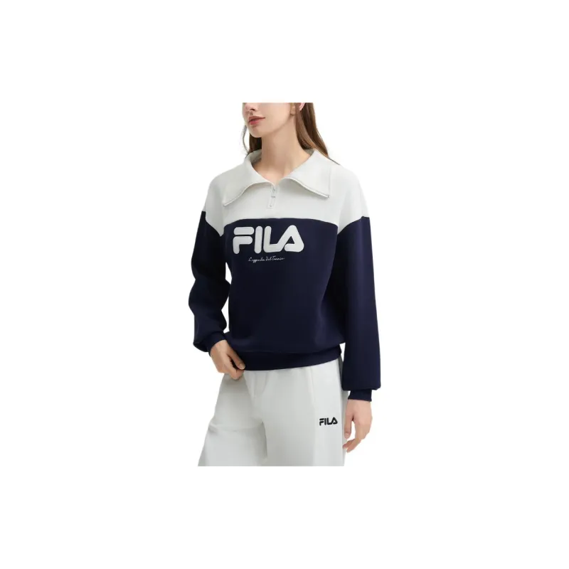 FILA ORIGINALE Knitwear Women's Night Machine Blue-3