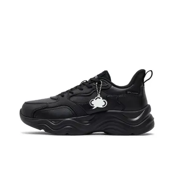 361° Linglong Series Anti Slip And Wear Resistant Warm Low Top Casual Running Shoes Women's Black