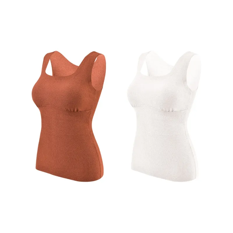 MADALLO Tank Tops Women's 2 Pack-12