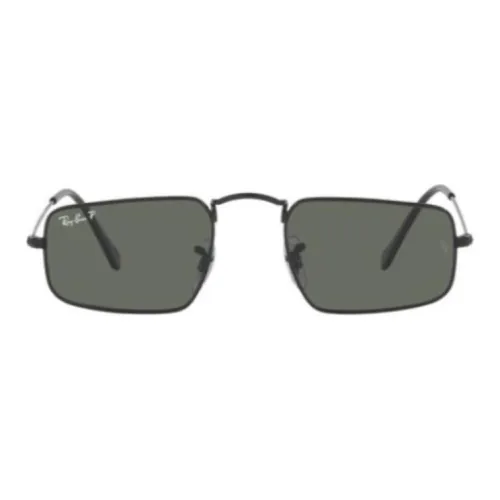 RayBan Acetate Rectangular Sunglasses Women's Black