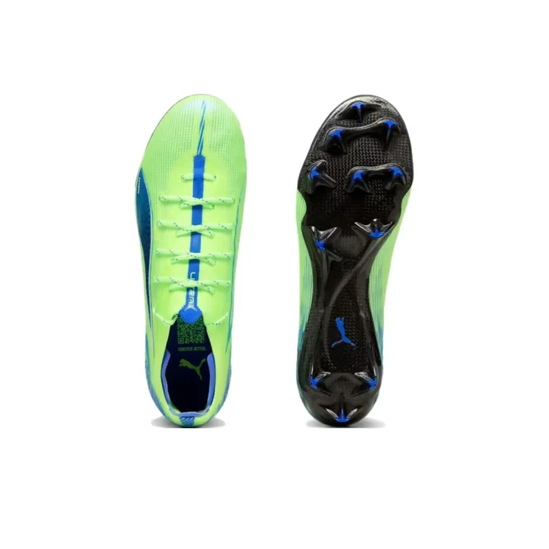 PUMA Ultra 5 FG Firm Ground Shock Absorbers With Slip Resistant Features Soccer Shoes Women's Cyan-3