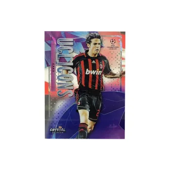 Topps UEFA Crystal Special Card Brazil AC Beige Blue Real Madrid Kaká Star Card Card Pass Sports Cards 1 Pc