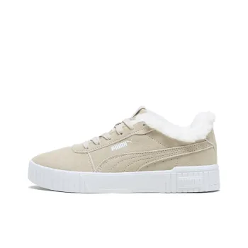 PUMA Carina 2.0 Warm Anti-Slip And Wear-Resistant Low-Top Skateboard Shoes Women's Khaki